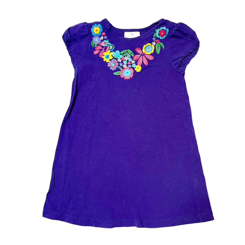Hanna Anderson Bring Flowers Dress Size 3 - Picture 1 of 6